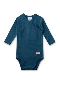 Sanetta Wrapover Body 1/1 Wool Merinounterwäsche Kinder Freizeit (Gr 56/62 |blau)