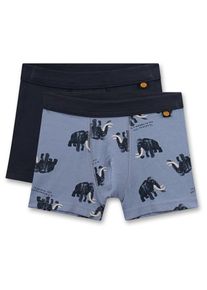 Sanetta DP Shorts 337065+337066 Unterhose Kinder (Gr 128 |grau/blau)