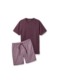 Tchibo - Shorty-Pyjama-Set - Herren - Gr. 3XL - dunkellila