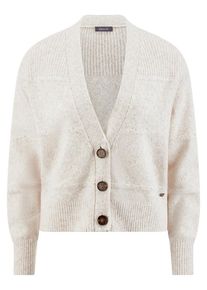 Peter Hahn Basler - Strickjacke, beige, Gr. 36 / S - Baumwolle