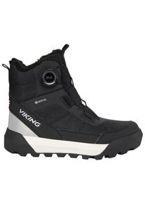 Viking Expower Warm GTX Boa Winterschuhe Kinder (Gr 36 |schwarz |wasserdicht)