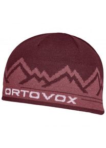 Ortovox Peak Beanie M&uuml;tze Skitouren (Gr 50-56 cm |rot)