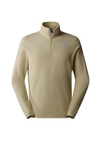 Fleecepullover The North Face 100 Glacier 1/4 Zip Herren (Gr XS |beige)