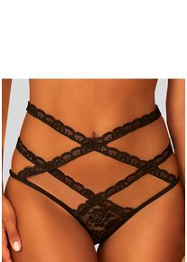 Petite Fleur Gold Taillenslip schwarz Gr. 44/46 für Damen. Figurbetont
