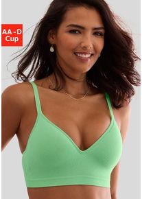 Lascana Push-up-BH 'COMFY BRA' grün Gr. 70C. Mit Integriertem Kissen und ohne Bügel. Nachhaltig.