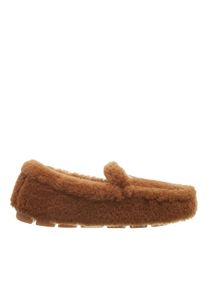 Prada Loafer - Loafer With Shearling - Gr. 37 (EU) - in Braun - f&uuml;r Damen