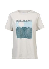 Columbia Rolling Bend T-Shirt Damen - beige - Gr. XS - Baumwolle