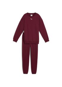 Puma Loungewear Trainingsanzug Mädchen - rot - Gr. 140 - Baumwolle/Polyester