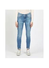 Relax-fit-Jeans Gang "Gang Jeans Relaxed Fit 94AMELIE", Damen, Gr. 27, blau (denim blau), 90% Baumwolle, 4% Elasthan, 6% Polyester, Jeans