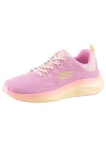 Sneaker Skechers "VAPOR FOAM-SUMMER JOURNEY", Damen, Gr. 39, bunt (rosa, gelb), Textil, kontrastfarbene Details, Schuhe Sneaker, Laufschuh, Freizeitschuh mit komfortabler Vapor Foam