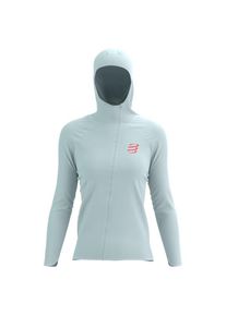 Laufjacke Compressport Hurricane Waterproof 10/10 Jacket Damen (Gr L |grau |wasserdicht)