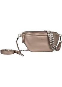 Bauchtasche Gabor "Silena", Damen, Gr. B/H/T: 30cm x 15,5cm x 9,5cm, rosa (rose), Polyurethan, clean, gepflegt, gepr&auml;gtes Muster, unifarben, Taschen, hochwertig gewebte Gurtband und ein filigranes Logo