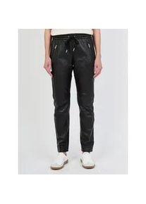 Lederhose JCC "3102153", Damen, Gr. 54, Normalgr&ouml;&szlig;en, schwarz, Obermaterial: 100% Leder; Futter: 100% Polyester, Hosen