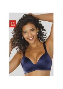 Schalen-BH Nuance, Damen, Gr. 95, Cup C, blau (marine), Microtouch, Obermaterial: 54% Polyamid, 26% Elasthan, 20% Polyester, bequem, BHs Schalen-BH, ohne B&uuml;gel f&uuml;r einen perfekten Komfort
