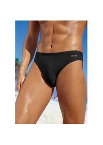 H.I.S. Badehose H.I.S, Herren, Gr. 8, N-Gr, schwarz, Polyamid, unifarben, Badehosen Badehose, in klassischer Form