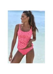 Bikini-Hose ELBSAND "Letra", Damen, Gr. 34, N-Gr, orange (koralle), Recycling-Polyamid, unifarben, Badehosen Bikini-Hose, in klassischen Farben