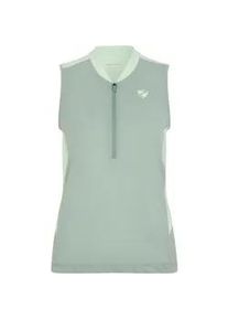 Radtrikot Ziener "NIKOLETTA-Z", Damen, Gr. 48, gr&uuml;n (gr&uuml;n frost), Obermaterial: 85% Polyester, 15% Baumwolle; Obermaterial 2: 86% Polyester, 14% Baumwolle, Trikots