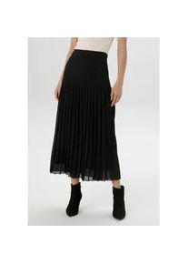 Plisseerock Aniston SELECTED, Damen, Gr. 40, schwarz, Chiffon, Obermaterial: 68% Polyester, 28% Viskose, 4% Elasthan. Chiffon: 100% Polyester. Futter: 100% Polyester, unifarben, figurbetont kn&ouml;chelfrei, R&ouml;cke, aus edlem Chiffon, Topseller