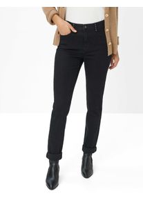 Brax Damen Five-Pocket-Hose Style CAROLA CLEAN BLACK BLACK, denim schwarz, Gr. 34