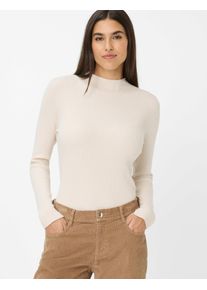 Brax Damen Pullover Style LYNN canvas, hellbeige, Gr. 34