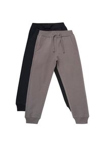 Trainingshose Minymo Pants Sweat 2-Pack Kinder (Gr 134 |grau)