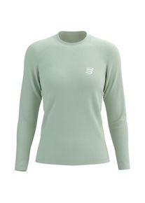 Laufshirt Compressport Performance L/S T-Shirt Damen (Gr S |türkis/grün)