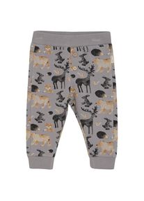 Minymo Pants AOP Sweat Freizeithose Kinder (Gr 86 |grau)