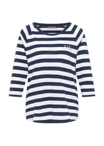 ELBSAND Celin T-Shirt T-Shirt Damen (Gr L |weiß/blau)