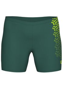 arena Kikko V Swim Mid Jammer Graphic Badehose Herren Schwimmen (Gr 8 |grün)