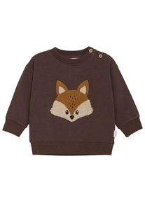 Minymo Sweatshirt L/S Pullover Kinder (Gr 68 |braun)