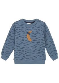 Minymo Sweatshirt L/S AOP Pullover Kinder (Gr 92 |grau)