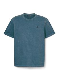 T-Shirt Timberland Garment Dye Short Sleeve Tee Herren (Gr L |blau)