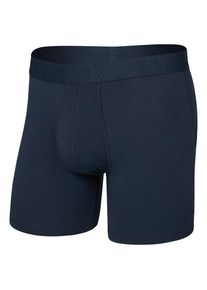 SAXX Droptemp Cooling Cotton Boxer Brief Fly Alltagsunterw&auml;sche Men (Gr L |blau)