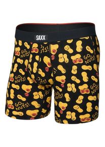 SAXX Vibe Xtra Boxer Brief Fly Kunstfaserunterwäsche Men (Größe XL |schwarz)