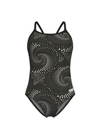 arena Fireflow Swimsuit Lightdrop Back Badeanzug Damen (Gr 34 |grau/schwarz)