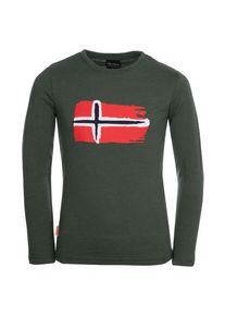 Trollkids Oslo Longsleeve Kinder (Gr 110 |grau)