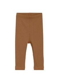 Minymo Leggings Rib Leggings Kinder (Gr 74 |braun)