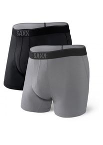 Kunstfaserunterwäsche SAXX Daytripper Boxer Brief Fly 2-Pack Herren (Gr S |grau)