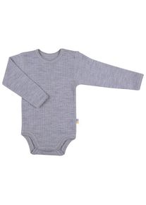 Langarm Unterhemde Joha Body L/S Kinder (Gr 60 |grau/lila)