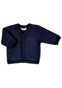 Woll- & Merinojacke Joha 68 Cardigan Kinder (Gr 80 |blau)