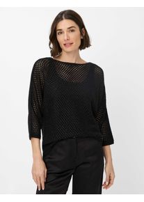 Brax Damen Strickpullover "Style EMMA", schwarz, Gr. 38, 82% Viskose, 18% Polyester, Pullover
