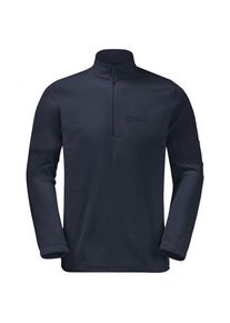 Jack Wolfskin Taunus Halfzip Fleecepullover Herren Wandern (Gr S |blau)