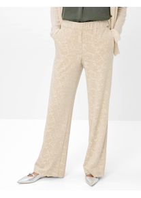 Brax Damen Palazzohose Style MAINE CANVAS, hellbeige, Gr. 40L