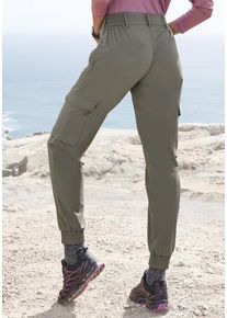 Vivance ACTIVE Trekkinghose grün Gr. 34 für Damen. Mit Logodruck. Bequem