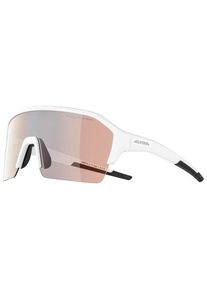 Fahrradbrille Alpina Ram HR Q-Lite V Mirror Cat. 1-3 (weiß)