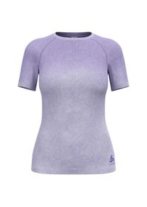 Odlo Performance Light Rain Dye BL Top Crew S/S T-Shirt Damen (Gr L |lila)