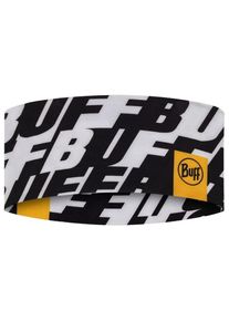 Stirnband Buff Coolnet UV Wide Headband (Gr One Size |schwarz/grau)