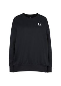 Under Armour Essential Fleece OS Crew Pullover Damen (Gr M |schwarz)