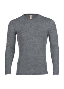 Merinounterwäsche Engel Herren-Shirt L/S Herren (Gr 46/48 |grau)