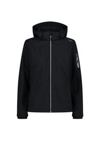 CMP Softshell Jacket Zip Hood Softshelljacke Women (Gr 44 |schwarz)